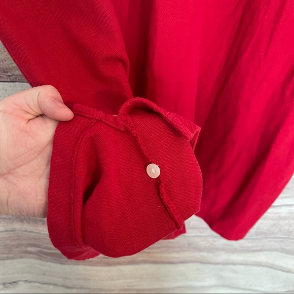 USA Golf Polo Red Embroidered Short Sleeve - Picture 15 of 16